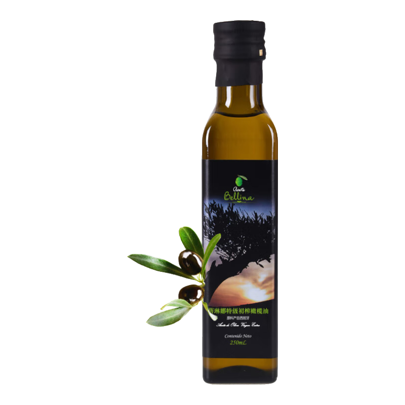 蓓琳娜特级初榨橄榄油 250ml*1瓶 西班牙原装橄榄油儿童宝宝食用油 特级初榨橄榄油250ml*1瓶