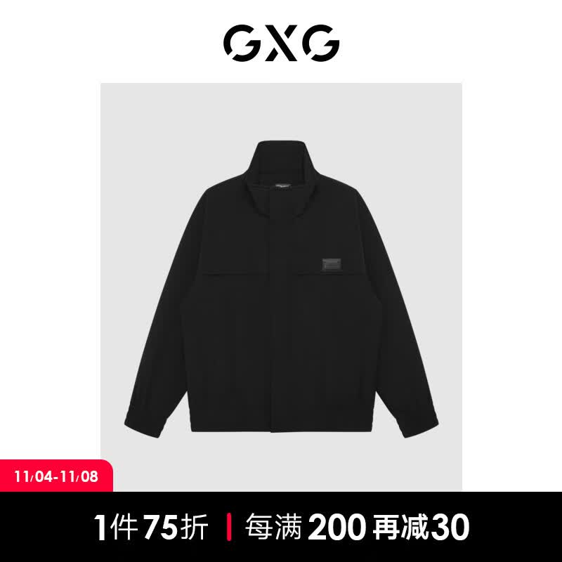 GXG男装 【生活系列】21年冬季新款商场同款自游系列黑色棉服外套 黑色 165/S怎么看?