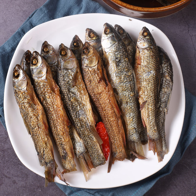 嫩个刁子鱼淡水小鱼干干货湖南特产农家自制正宗柴火烟熏非腊鱼火焙鱼