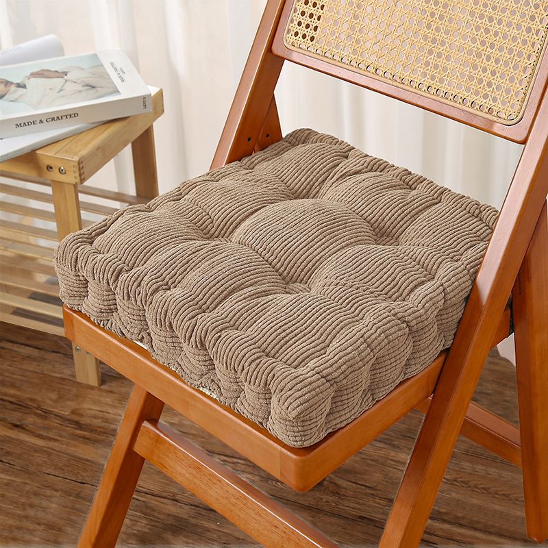 坐垫椅子垫加厚屁股座垫屁垫学生宿舍教室办公室久坐神器座椅垫子 暖阳咖方形- 10厘米.柔软加 45cmX45厘米.舒适柔软