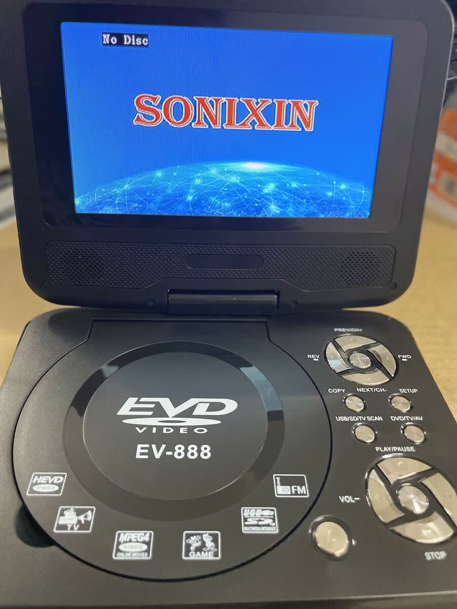 埠帝 7到30寸迷你便携式dvd播放一体机高清移动影碟机小型vcd 7寸新款