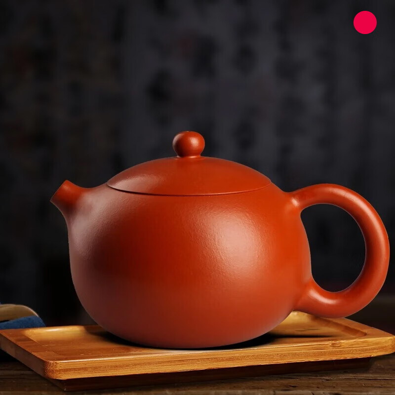苗苗红紫砂壶宜兴正宗纯手工高档紫泥西施泡茶壶养生壶生日轻奢礼物 LW 朱泥西施 200ml