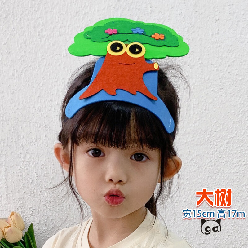 小松鼠找花生教具演出头饰道具儿童舞台表演鼹鼠卡通可爱动物头套