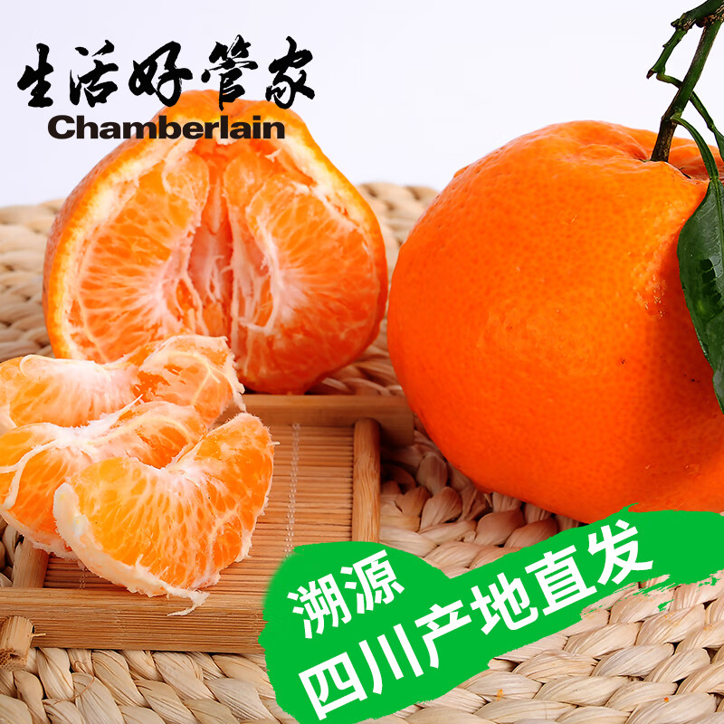 生活＆好管家四川春见耙耙柑新鲜水果应季现摘粑粑柑橘子孕妇水果桔子橘子 4.5-5斤小果【60-70mm】净重4.5斤