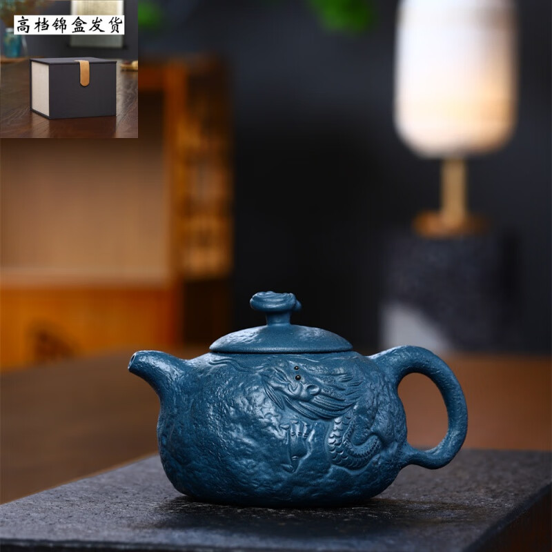 紫砂壶大容量游龙供春壶天青泥纯全手工功夫茶具紫砂茶壶家用 储建飞