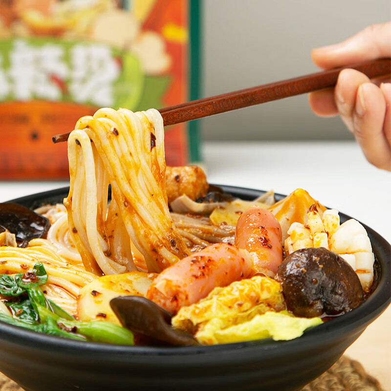 靖昔学姐麻辣烫麻辣拌 东北特产多种规格方便速食水煮面条夜宵面代餐
