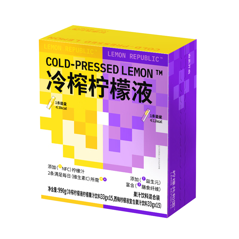 ���ڲ��������ʹ��͹� ˫��ζ�������Һ 30�� NFCάC����0֬ ԭζ33g*15��+��÷33g*15��