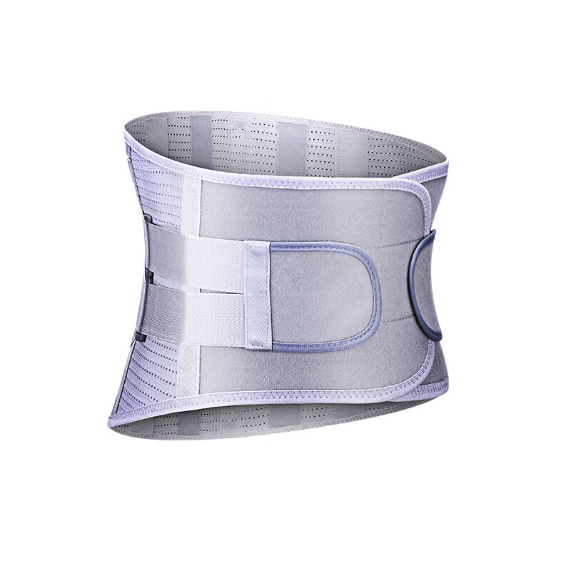 jd健康护腰带医用腰托男女透气牵引器 灰色升级版 m