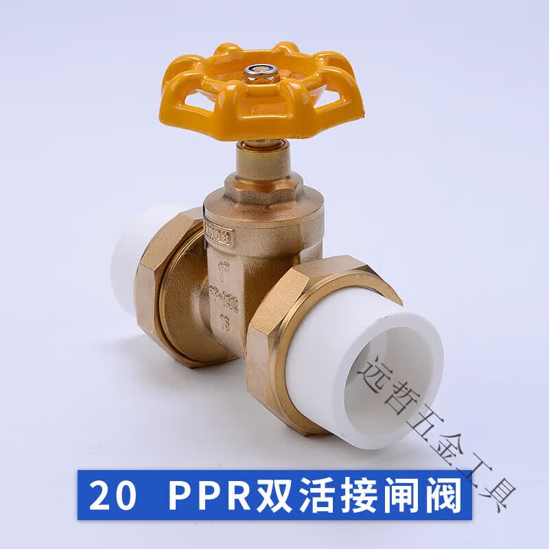 执音天一 金牛 ppr双活接闸阀 活接阀门全铜ppr活接阀门 全铜截止闸阀