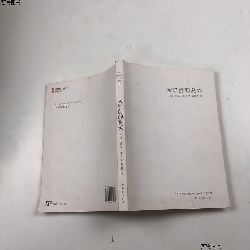 【二手九成新】天黑前的夏天:新经典文库348;莱辛作品01{实物拍摄}