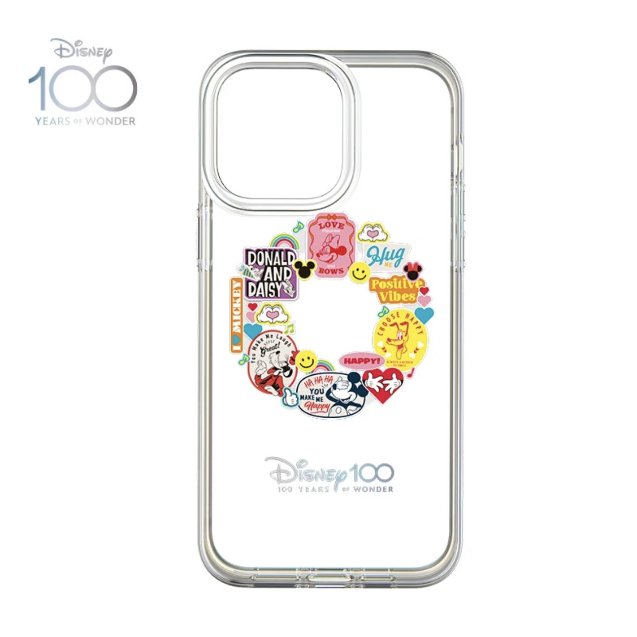 魔赞Disney 100周年 纪念版 透明系列iPhone15/plus/Pro/Max磁吸保护壳 笑脸（磁吸）（不支持拆封试戴） iPhone15Pro