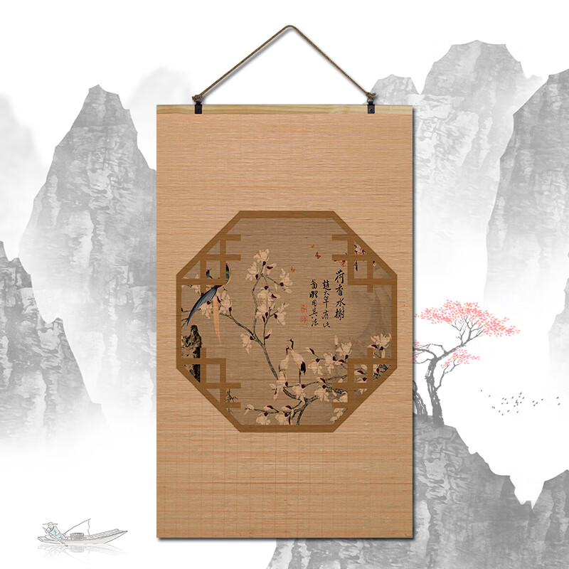 六角荷香水榭 60宽*100高cm