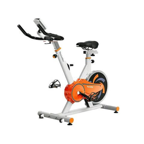 健身发电车动感单车发电机自行车健身脚踏手摇发电器材游戏道具 橙色