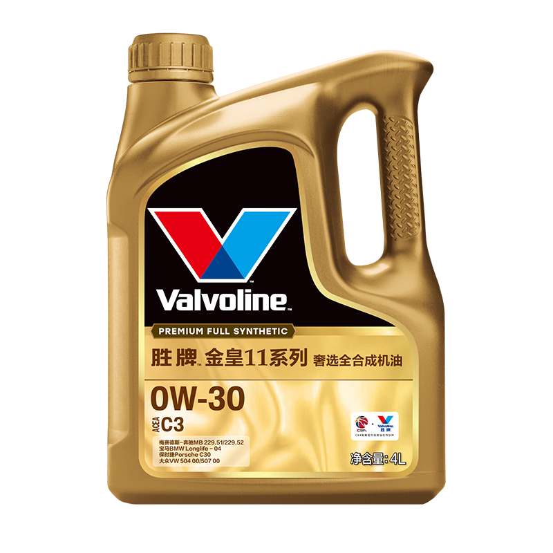 ���ڲ�����ʤ�ƽ��11 ��ѡȫ�ϳɻ��� ������ ���������� 0W-30 C3 4L 315.9Ԫ