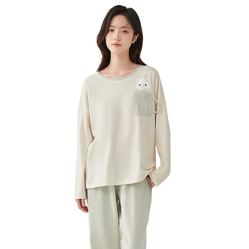 ���ڲ��������Ϲ϶�����˯��Ů���޴���Բ�쳤����⴩�Ҿӷ���װŮ21966  160 62.1Ԫ(������)