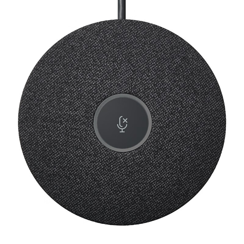 会议全向麦克风/一键静音/即插即用/适用于cc5000e扩展麦克风 黑色