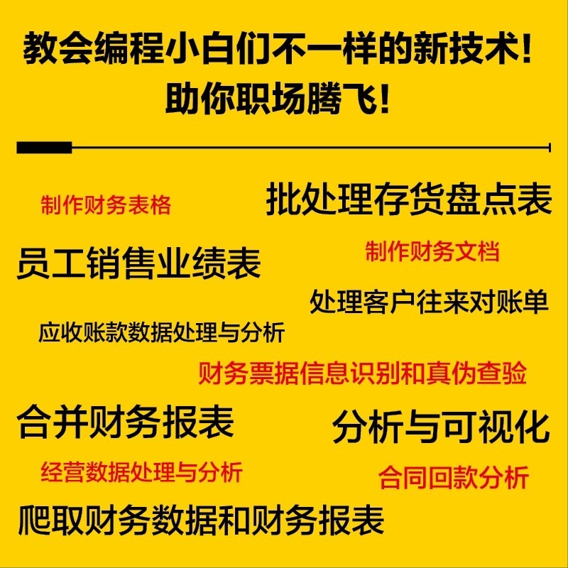 用Python高效操作Excel很简单+会计财务办公自动化 2本套