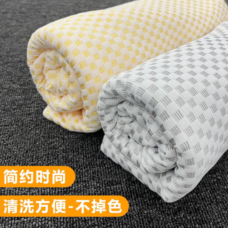 枕套60x40cm60x40cm乳胶枕套60x35记忆针织布换洗枕套 60x35x8/10cm银白方格枕套1对装