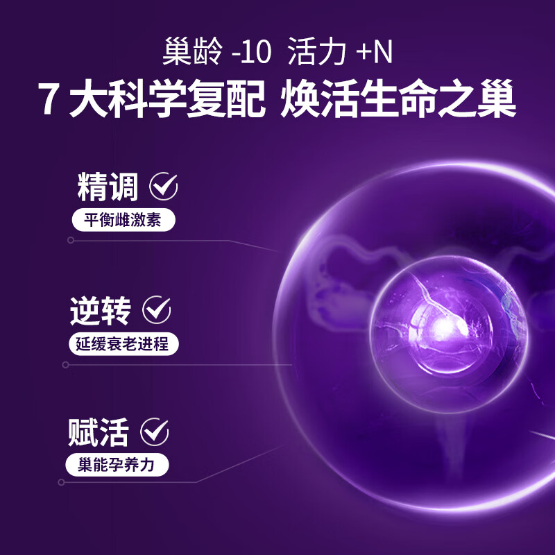 萊特維健巢舒安大豆异黄酮升级版大豆苷元雌马酚雌激素卵巢年轻保养更年期 【大豆异黄酮升级款2.0大豆苷元】巢舒安*3盒