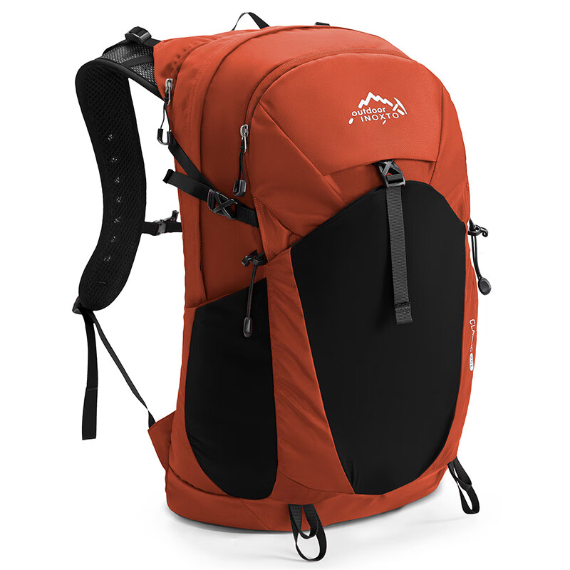 鹰图登山包户外背包男双肩旅行徒步运动休闲野营轻便骑行背包女25l 桔