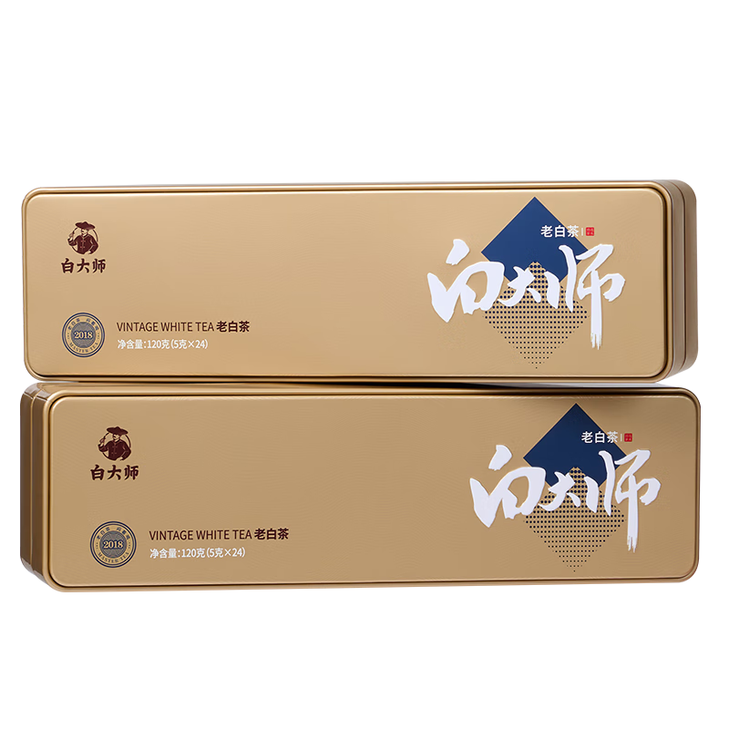 白大師白茶2018年壽眉緊壓茶福鼎白茶餅干茶小方片便攜裝茶葉中秋禮盒裝 2018年餅干茶小方片240g禮盒裝