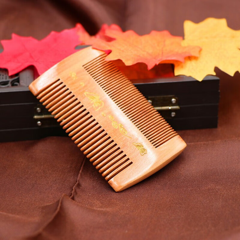 谭木匠檀木两用篦子梳顺发梳篦梳虱子梳女密齿梳子加密去头屑木梳
