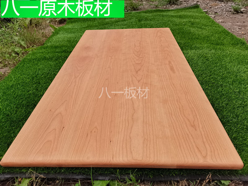 仁聚益樱桃木木料木方原木板定制台面桌面吧台隔板踏步飘窗餐桌