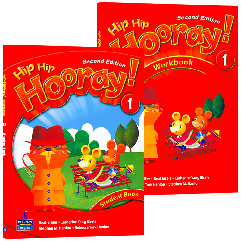 原版进口朗文培生3h少儿英语教材hiphiphooray123456级别在家自学小