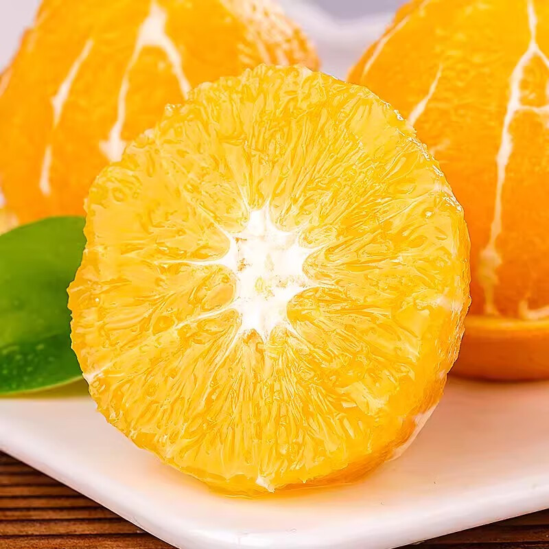 正宗湖南永兴冰糖橙 现摘新鲜橙子当季水果手剥甜橙应季脐橙大果 10斤带箱中果(60mm-65mm) | 礼盒装