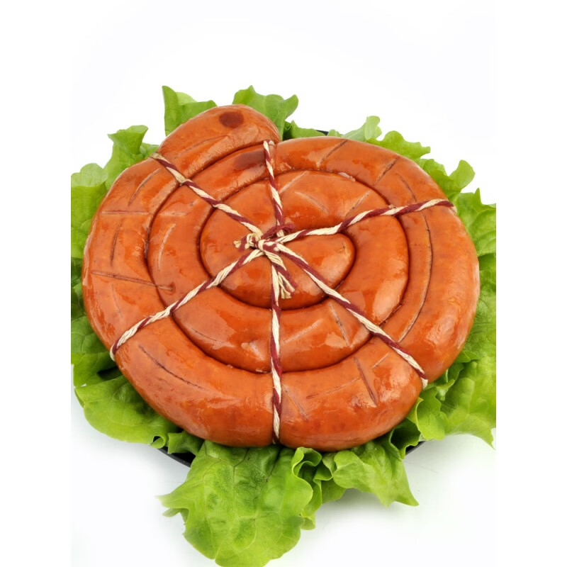 風(fēng)味俄羅斯特產(chǎn)純?nèi)饫鲜交鹜认戮撇讼隳c盤腸即食無淀粉零食品 烏克蘭盤腸360克1個
