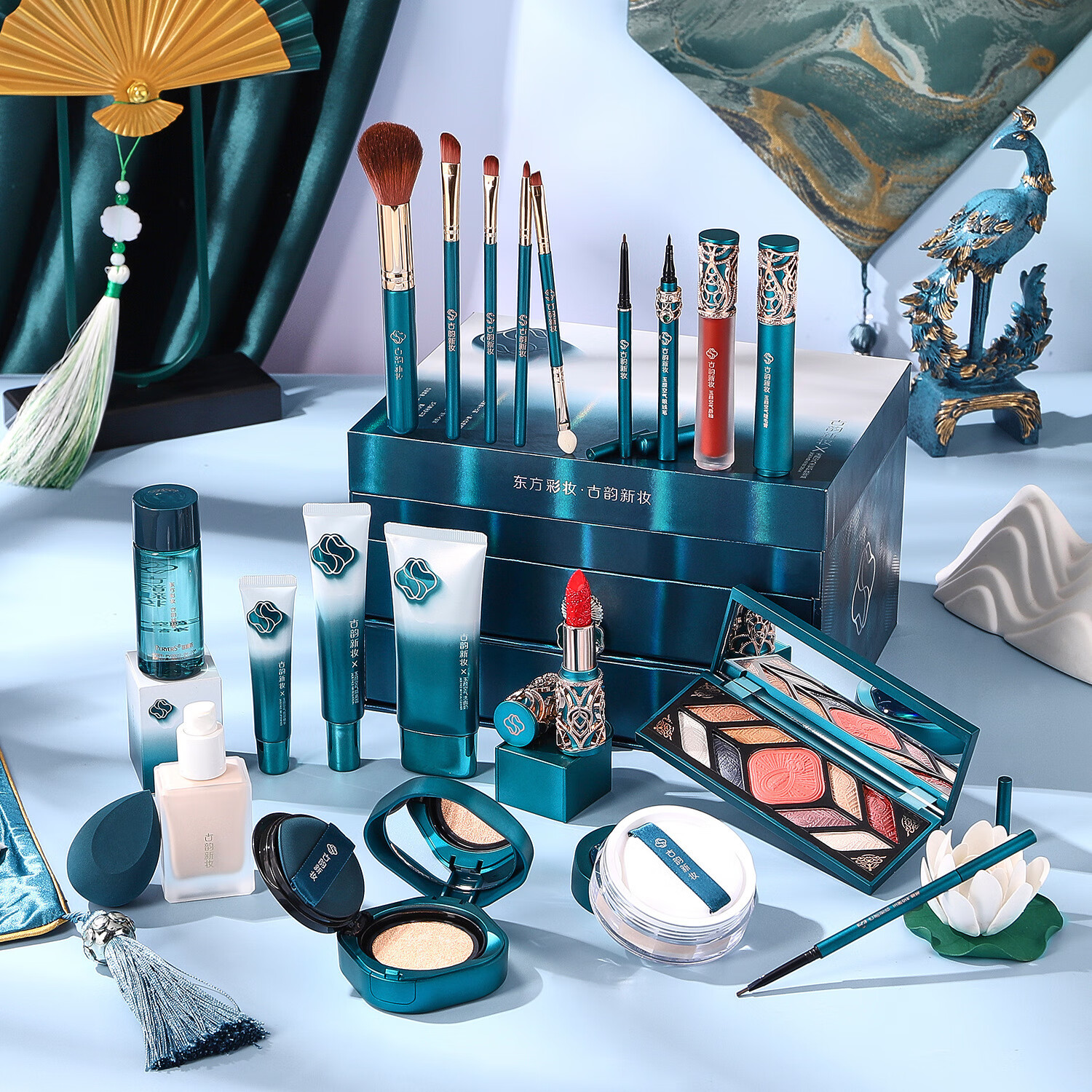 蓓雅斯(peryers)蓓雅斯古韵新妆化妆品礼盒国风彩妆套装情人节 蓓