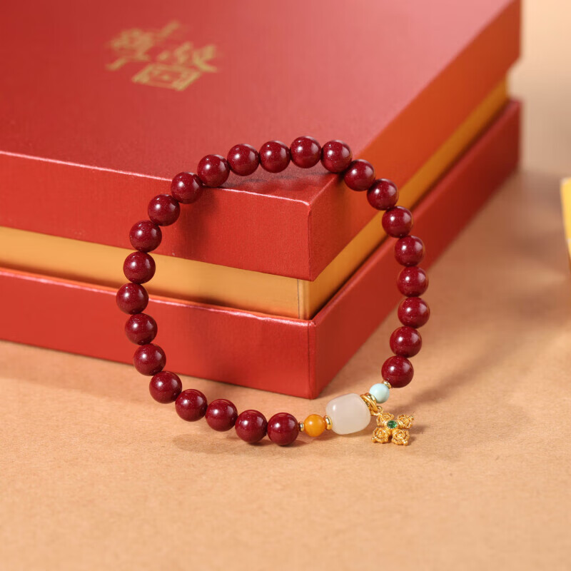 上新了文创 生日礼物中国风朱砂手链 女士手串文创礼物送女友手串