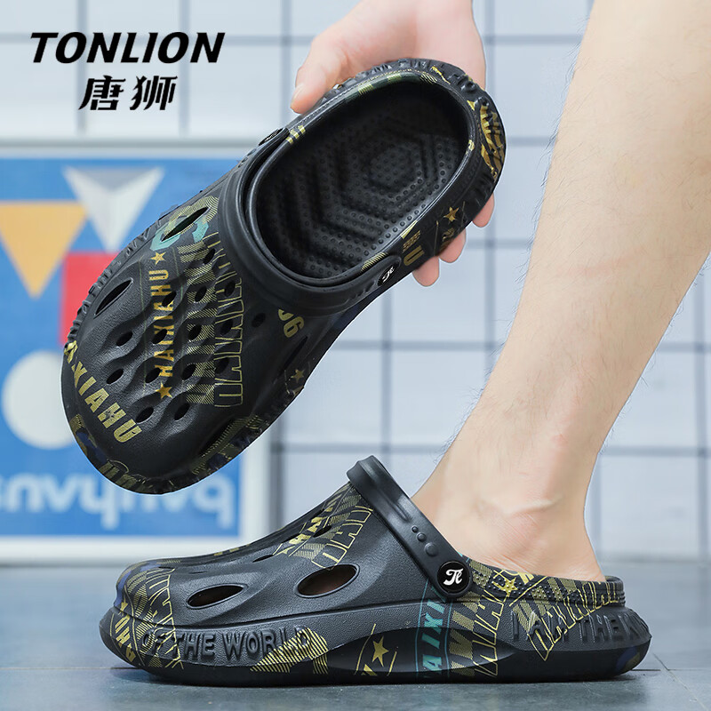 ���ڲ�������ʨ����Ь��ʿ2024��ʺ�д����⴩��ͷ��Ь�����˶�������ĥɳ̲��Ь ��ɫTSNG20241629 40