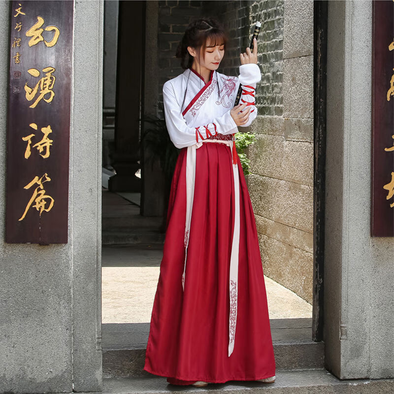 琳诗璐汉服男中国风古风武侠剑客男士大码公子古装黑色霸气女学生套装