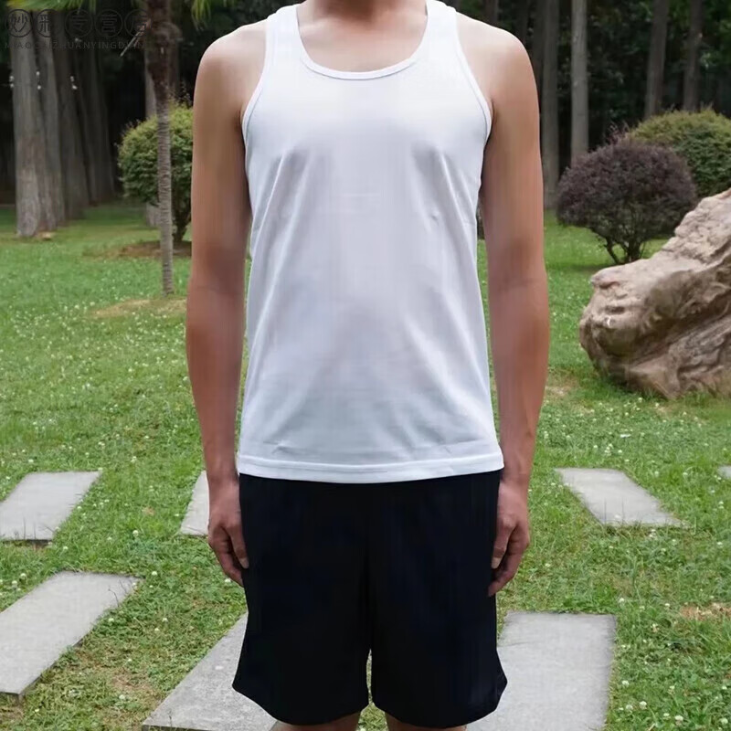 白背心部队夏男无袖军人体能训练服打底汗衫运动跑步背心军迷 165