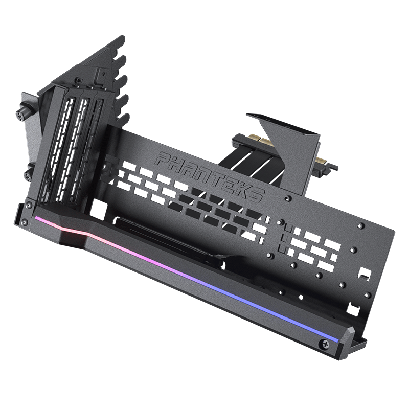 PHANTEKS 追风者 GPUKT 4.0黑色可旋转显卡支架套件配PCIe 4.0显卡转接线220mm