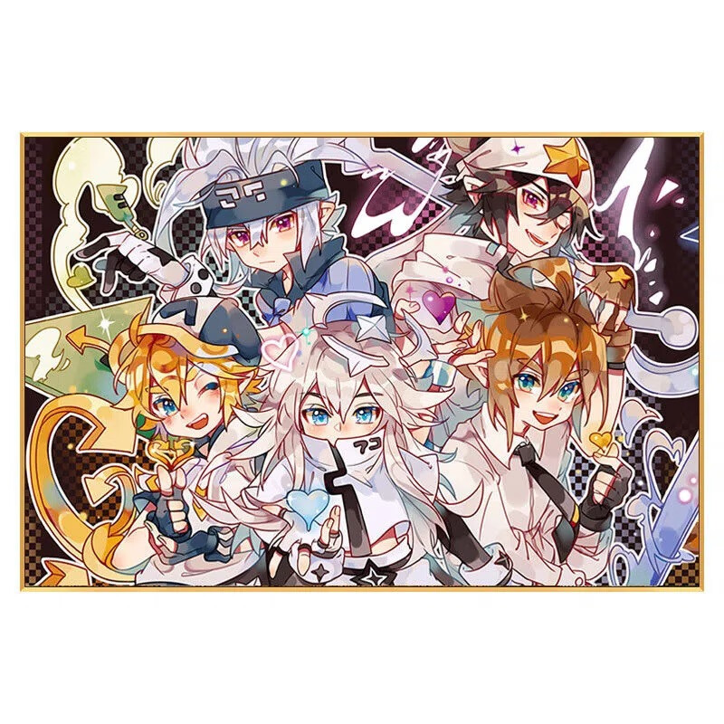 妙普乐凹凸世界钻石画 凹凸世界钻石画手工diy材料包 全员人物图像