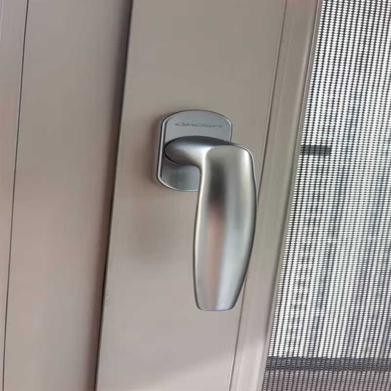 xmsjoaosm霍曼门窗五金窗纱一体平开窗执手电解方轴执手门窗把手 尼龙