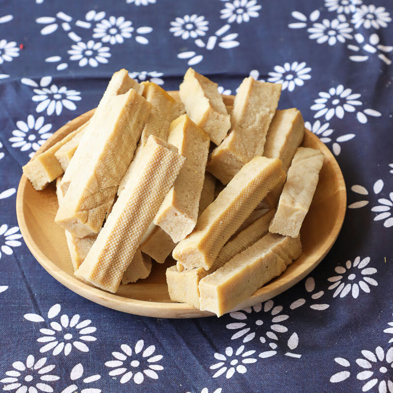 虎钢馋山西特产灵丘广灵手工豆腐干零食豆制品豆干凉粉豆干 1kg 35根