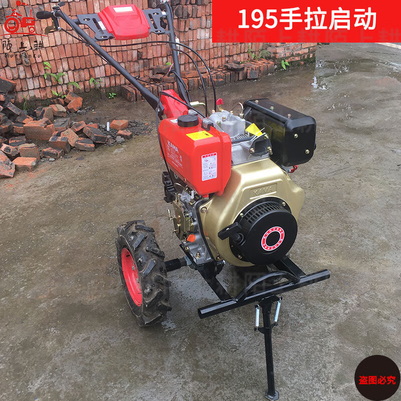 凯马 常柴 科普柴油机微耕机6到16马力多功能旋耕机 农业机械 195标配