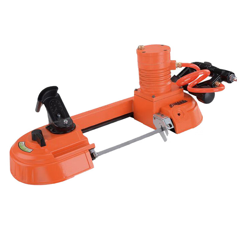 仁聚益dly-10qs2矿用气风动带锯无火花手持式煤矿井下钢轨道防爆切割