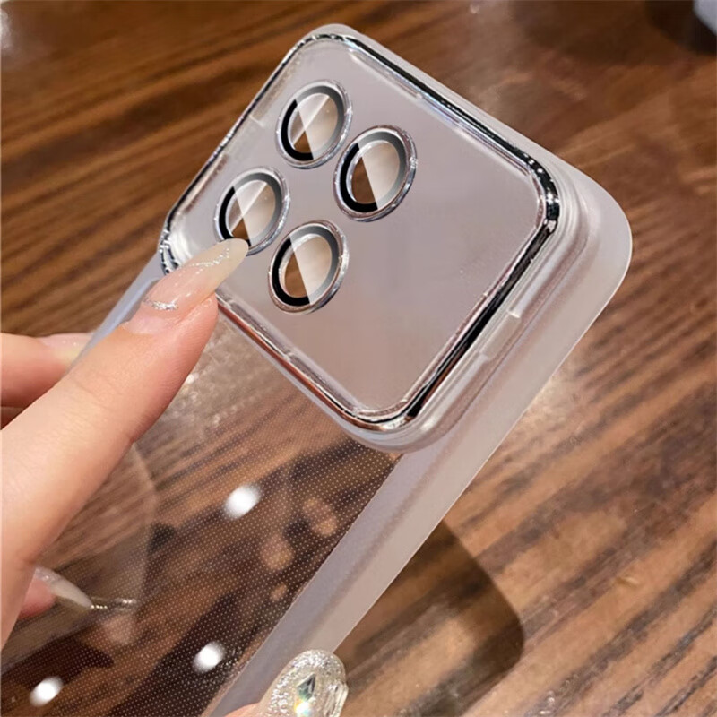 闪曼巴 适用于红米k70pro手机壳自带镜头膜redmi保护套k70硅胶K70E全包防摔透明保护套 【暮光紫&镜头膜】魅眼 红米 K70E