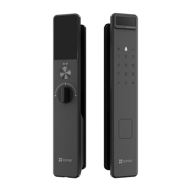 萤石智能门锁副锁 指纹锁人脸视频锁副锁 双开门专用需搭配正锁使用包