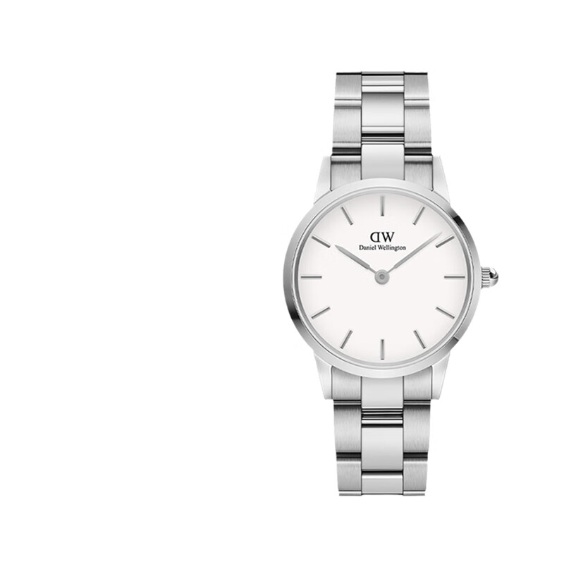 丹尼尔惠灵顿（DanielWellington）[部分爆品5折]DW手表女 女士手表石英欧美腕表 生日礼物送女友 银色小精钢白盘女表36mm-DW203