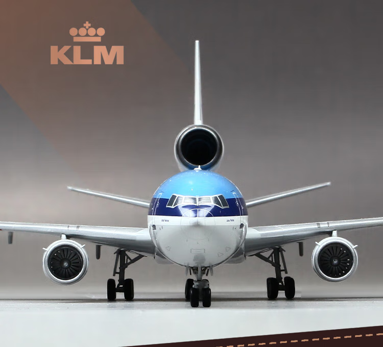 天智星麦道11飞机模型全新限量版专业1:200合金麦道md-11荷兰皇家航空