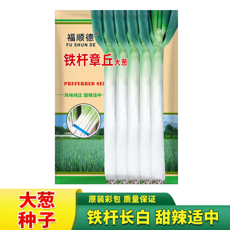 京丰(jingfeng)章丘大葱种子山东长白大葱铁杆大梧桐四季播种抗病耐寒
