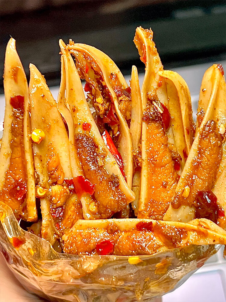 朗小贝大姐夫的食堂鸡脆骨三角骨 带肉边冷吃鸡软骨 卤味零食麻辣即食