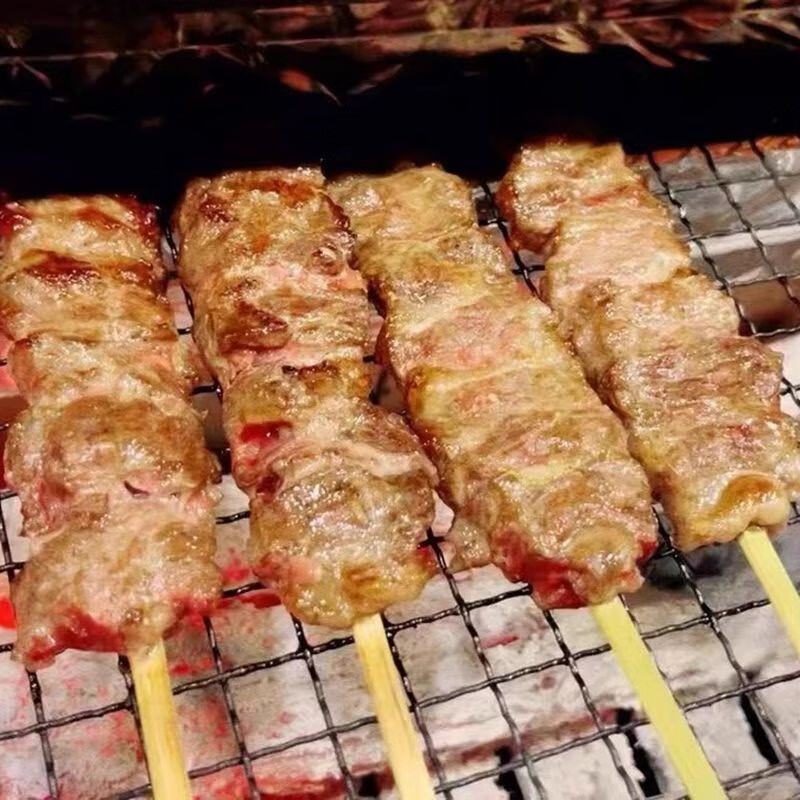 牛横隔膜肉串20串1000g 日式居酒屋烧烤脆皮油炸冷冻半成品 牛横膈膜