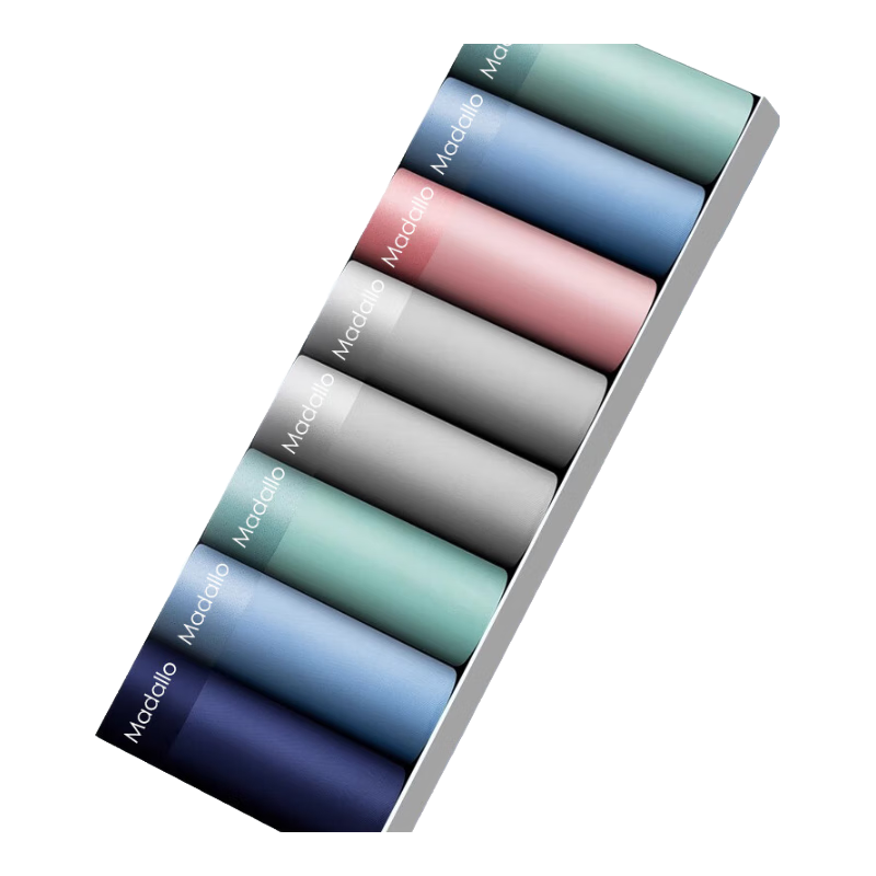 莫代尔男士内裤男冰丝夏季薄款抗菌透气无痕中腰大码平角裤男生四角短裤 冰丝无痕6条装 2XL (建议120-150斤)