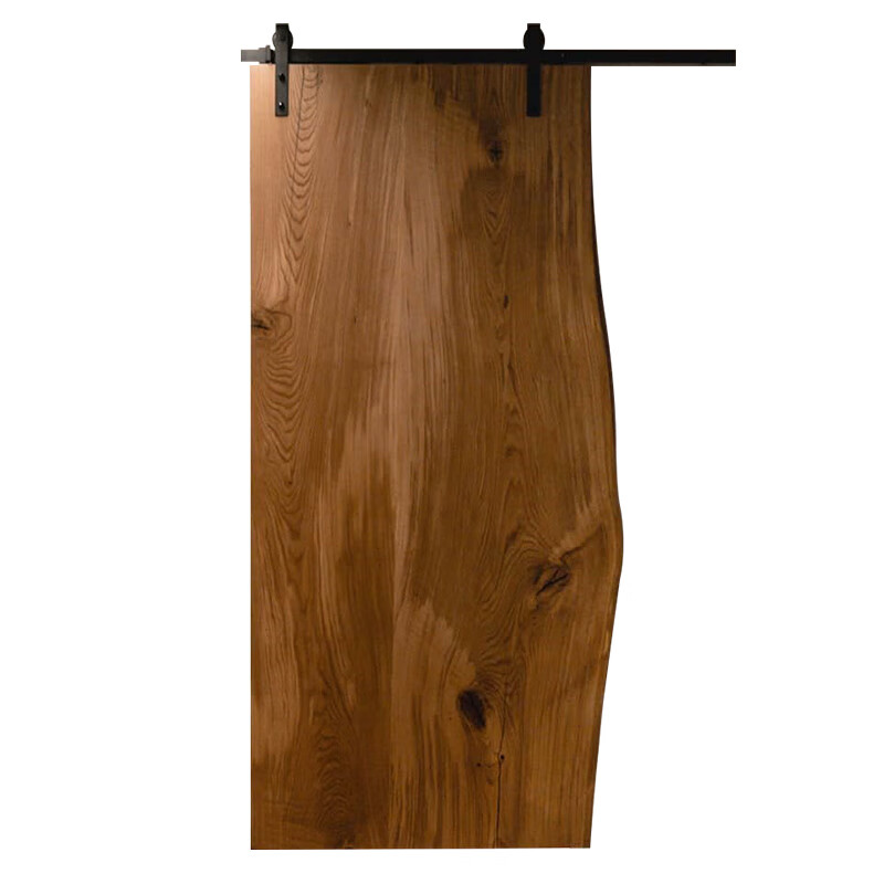 实木谷仓门移门推拉门厨房门吊轨门卫生间门隔断 每平方价格(含轨道